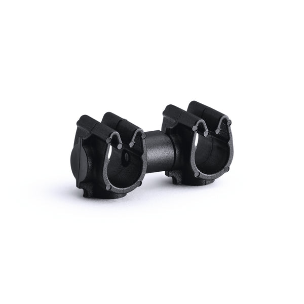 HellermannTyton 156-02294 | MOC Clip to MOC Clip, 6 mm, 7 mm, PA66HIRHSUV, Black, 1000/ctn