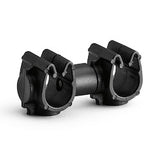 HellermannTyton 156-02294 | MOC Clip to MOC Clip, 6 mm, 7 mm, PA66HIRHSUV, Black, 1000/ctn