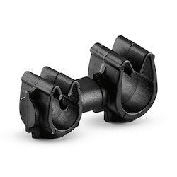 HellermannTyton 156-02295 | MOC Clip to MOC Clip, 6 mm, 8 mm, PA66HIRHSUV, Black, 1000/ctn