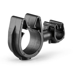HellermannTyton 156-02299 | MOC Clip to MOC Clip, 6 mm, 14 mm, PA66HIRHSUV, Black, 1000/ctn