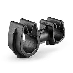 HellermannTyton 156-02307 | MOC Clip to MOC Clip, 7 mm, 9 mm, PA66HIRHSUV, Black, 1000/ctn