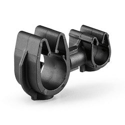 HellermannTyton 156-02308 | MOC Clip to MOC Clip, 7 mm, 10 mm, PA66HIRHSUV, Black, 1000/ctn