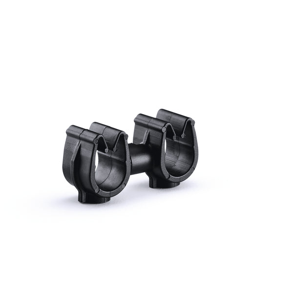 HellermannTyton 156-02316 | MOC Clip to MOC Clip, 8 mm, 8 mm, PA66HIRHSUV, Black, 1000/ctn