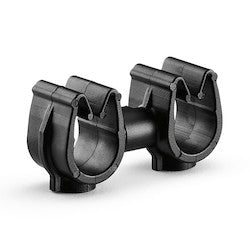 HellermannTyton 156-02316 | MOC Clip to MOC Clip, 8 mm, 8 mm, PA66HIRHSUV, Black, 1000/ctn