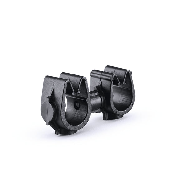 HellermannTyton 156-02317 | MOC Clip to MOC Clip, 8 mm, 9 mm, PA66HIRHSUV, Black, 1000/ctn