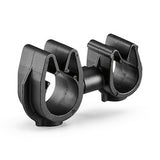 HellermannTyton 156-02318 | MOC Clip to MOC Clip, 8 mm, 10 mm, PA66HIRHSUV, Black, 1000/ctn