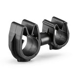 HellermannTyton 156-02326 | MOC Clip to MOC Clip, 9 mm, 10 mm, PA66HIRHSUV, Black, 1000/ctn