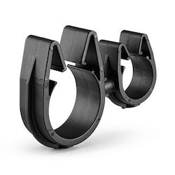HellermannTyton 156-02352 | MOC Clip to MOC Clip, 14 mm, 22 mm, PA66HIRHSUV, Black, 1000/ctn