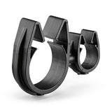 HellermannTyton 156-02354 | MOC Clip to MOC Clip, 14 mm, 26 mm, PA66HIRHSUV, Black, 1000/ctn