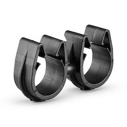 HellermannTyton 156-02355 | MOC Clip to MOC Clip, 16 mm, 16 mm, PA66HIRHSUV, Black, 1000/ctn