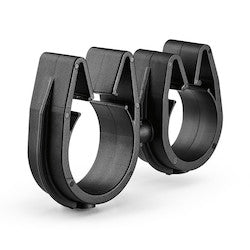 HellermannTyton 156-02361 | MOC Clip to MOC Clip, 19 mm, 22 mm, PA66HIRHSUV, Black, 1000/ctn