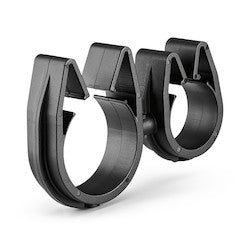 HellermannTyton 156-02366 | MOC Clip to MOC Clip, 22 mm, 26 mm, PA66HIRHSUV, Black, 1000/ctn