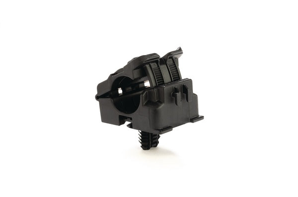 HellermannTyton 156-02711 | In-Line Ratchet Clamp, 0.50" - 0.77" Bundle Dia., FT7X12, PA66HIRHSUV, Black, 25/Box