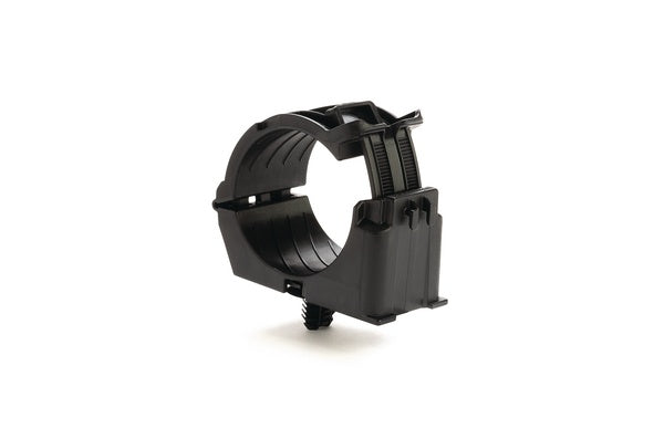 HellermannTyton 156-02713 | In-Line Ratchet Clamp, 1.42" - 2.0" Bundle Dia., FT7X12, PA66HIRHSUV, Black, 25/Box