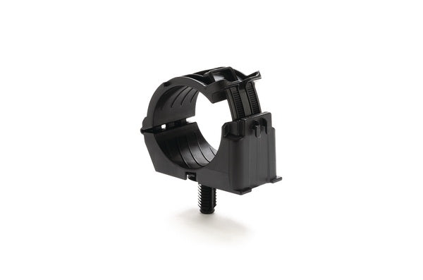 HellermannTyton 156-02717 | In-Line Ratchet Clamp, 1.42" - 2.0" Bundle Dia., FT9LG, PA66HIRHSUV, Black, 25/Box
