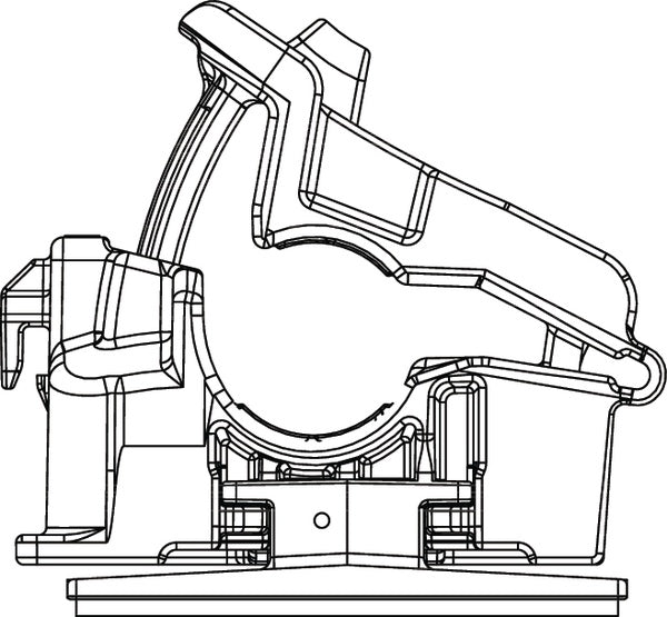 HellermannTyton 156-02723 | In-Line Ratchet Clamp, 0.50" - 0.77" Bundle Dia., MB5A, PA66HIRHSUV, Black, 25/Box