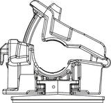 HellermannTyton 156-02723 | In-Line Ratchet Clamp, 0.50" - 0.77" Bundle Dia., MB5A, PA66HIRHSUV, Black, 25/Box