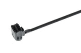 HellermannTyton 157-00105 | 1-Pc Cable Tie/Oval Stud Mount, 6.6" Long, 50Lb Tensile, With Thumb Bar, Pa66Hs, Black, 3000/Pkg