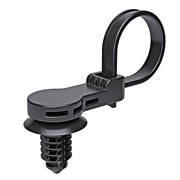 HellermannTyton 157-00145 | 1-Pc Cable Tie/Offset Fir Tree With Disc, 12.5 Mm Offset, 8.5"L, 6.1–7Mm Hole, Pa66Hirhsuv, Black, 4000/Pkg