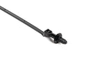 HellermannTyton 157-00199 | 1-Piece Cable Tie/Fir Tree Mount, 12.5mm Offset, 0.26" Hole, 50lb, PA66HIRHS, Black, 1000/pkg