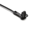 HellermannTyton 157-00222 | 1-Piece Cable Tie/Fir Tree Mount with Disc, 9"L, 6.2 - 13.0 mm, PA66HIRHS, Black, 500/bag