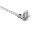 HellermannTyton 157-00225 | 1-Piece Cable Tie/Fir Tree Mount with Disc, 8.5"L, 6.2 - 13.0 mm, PA66HIRHS, Grey, 500/pkg