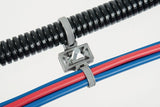 HellermannTyton 157-00226 | Stud Mount Lateral Cable Tie, Stud Diameter .2", 50lbs, 6.0" Long, PA66HS, Black, 500/pkg