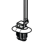 HellermannTyton 157-00232 | 1-Piece Cable Tie/Fir Tree Mount with Disc, 8.6"L, 6.2 - 13.0 mm, PA66HIRHS, Black, 500/pkg
