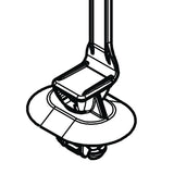 HellermannTyton 157-00268 | 1-Piece Cable Tie/Fir Tree Mount with Disc, 8.5"L, 6.2 - 13.0 mm, PA66HIRHS, Black 1000/bag