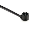 HellermannTyton 157-00290 | M8 Stud Mount Tie, 7.5" Tie, 80lb Tensile Strength, PA66HIRHS, Black, 3000/pkg