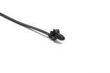 HellermannTyton 157-00296 | 1-Piece Cable Tie/Fir Tree Mount, 6.6"L, 0.26" Mounting Hole, 50lb, PA6HIRHSUV, Black, 4000/pkg
