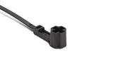 HellermannTyton 157-00325 | Offset M5/M6 Stud Mount Tie, 7.5" Tie, 50lb Tensile Strength, PA66HIRHS, BK, 2000/pkg