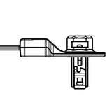 HellermannTyton 157-00329 | Blind Hole Mount Cable Tie, Offset, 8"L, 0.25" Thread/Non-Thread Hole, 50Lb, Pa66Hs, Black, 500/Bg