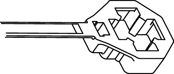 HellermannTyton 157-00344 | Low-Profile M12 Stud Mount Tie, 7.5" Tie, 80lb Tensile Strength, PA66HIRHS, Black, 3000/pkg