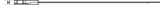 HellermannTyton 157-00362 | Offset Low-Profile M8 Stud Mount Tie, 7.5" Tie, 50lb Tensile Strength, PA66HIRHS, Black, 3000/pkg