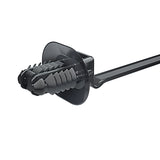 HellermannTyton 157-00371 | 1-Piece Cable Tie/Fir Tree Mount with Disc, 6.62"L, 6.2 - 13.0 mm, PA66HIRHS, Black, 500/bag