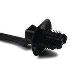 HellermannTyton 157-00371 | 1-Piece Cable Tie/Fir Tree Mount with Disc, 6.62"L, 6.2 - 13.0 mm, PA66HIRHS, Black, 500/bag