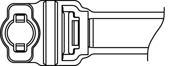 HellermannTyton 157-00405 | Wide Strap Cable Tie with .38" Stud Mount, 15.7" Long, .5" Wide, PA66HIRHSUV, Black, 300/Bag