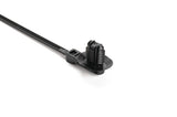 HellermannTyton 157-00437 | 1-Piece Cable Tie/Oval Fir Tree with Disc, A Series, 15mm Offset, 50mm Max Bundle, PA66HIRHSUV, Black, 3000/ctn