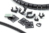 HellermannTyton 161-64004 | Helawrap, Accessory Clip, Hwclip16, 5/8" Dia, Pa66Hirhs, Black, 50/Pkg
