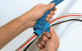 HellermannTyton 161-66100 | Helawrap Metal-Content, HWPPMC16, .63" Dia, PP/SS, Blue, 82 ft/roll