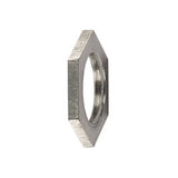 HellermannTyton 166-50172 | Helaguard Metal Locknuts, Metric Thread, 25Mm, Nickel Plated Brass, Silver, 10/Pkg