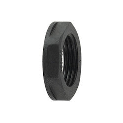 HellermannTyton 166-90018 | Helaguard Non-Metallic Locknut, Npt Thread, 0.38" Dia, Pa66, Black, 10/Pkg