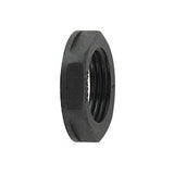 HellermannTyton 166-90018 | Helaguard Non-Metallic Locknut, Npt Thread, 0.38" Dia, Pa66, Black, 10/Pkg