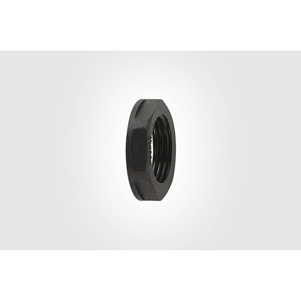 HellermannTyton 166-90018 | Helaguard Non-Metallic Locknut, Npt Thread, 0.38" Dia, Pa66, Black, 10/Pkg