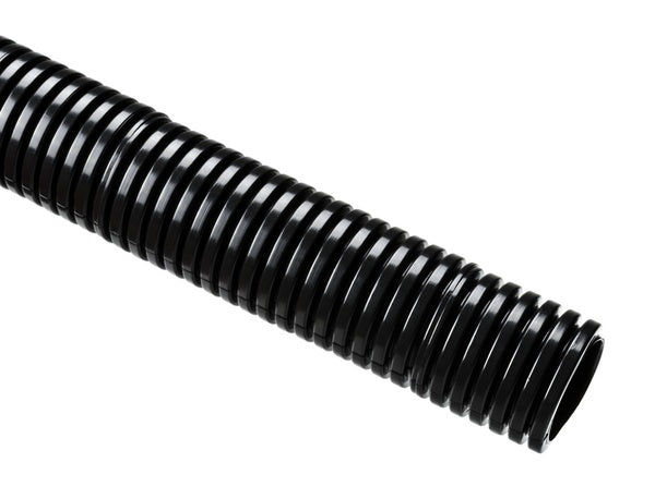 HellermannTyton 166-90195 | HelaGuard Non-Metallic Conduit, Std. Weight, 1.50" Dia, Nylon PA6, Black, 50 ft/std reel