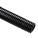 HellermannTyton 166-90198 | Helaguard Non-Metallic Conduit, Light Weight, 0.75" Dia, Pa6, Black, 100 Ft/Std. Reel