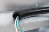 HellermannTyton 166-90206 | HelaGuard Non-Metallic Conduit, Flame Retardant, Std Wt, 1.25" Dia, PA6-FR, Bk, 50 ft/Std. Reel