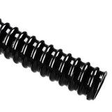 HellermannTyton 166-90220 | HelaGuard SR PVC Tubing, Smooth Bore, Spiral Cover, Std Wt, 0.38" Dia, Bk, 100 ft/Std. Reel