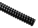 HellermannTyton 166-90220 | HelaGuard SR PVC Tubing, Smooth Bore, Spiral Cover, Std Wt, 0.38" Dia, Bk, 100 ft/Std. Reel